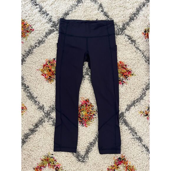 Lululemon Pace Rival Crop (22") in Midnight Navy - Picture 3 of 5